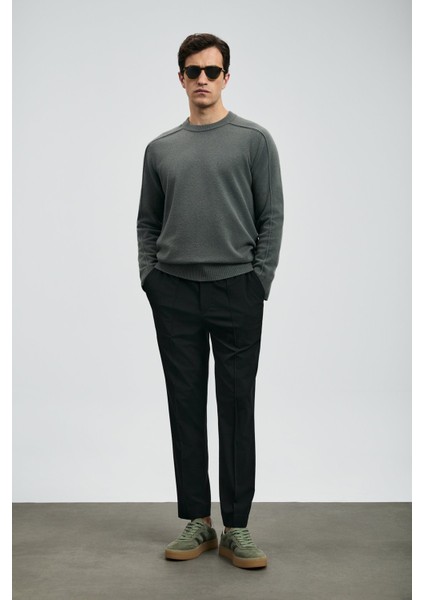 Erkek Sımon Smart Chino Slim Fit Pantolon 112190329 Siyah