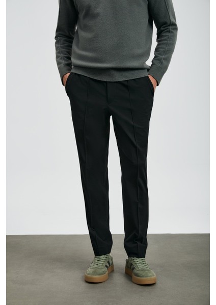 Erkek Sımon Smart Chino Slim Fit Pantolon 112190329 Siyah fiyatları