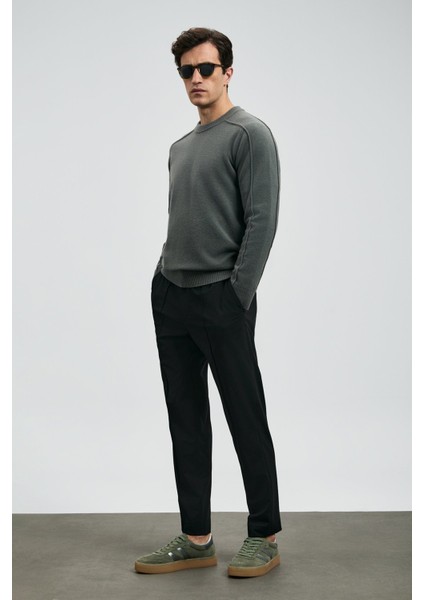 Erkek Sımon Smart Chino Slim Fit Pantolon 112190329 Siyah modelleri