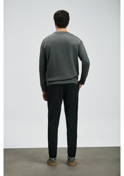 Erkek Sımon Smart Chino Slim Fit Pantolon 112190329 Siyah fırsatları