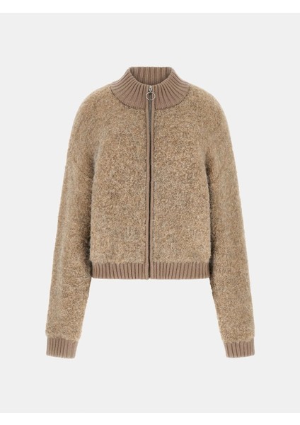 Keiko Kadın Kahverengi Yün Karışımlı Triko Hırka W5BR56Z0702-F1AX fırsatları