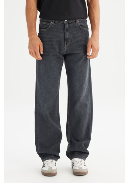 Asher Loose Fit Rahat Kesim Düşük Bel Siyah Denim Jean Pantolon fiyatları