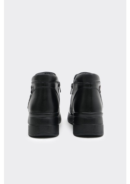 Hakiki Deri Fermuarlı Kadın Bot indirimleri