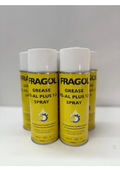 Fragol Grease Fg-Al Plus 1,5 Sentetik Gıda Onaylı Zincir Yağı Spreyi-400 ml- Şeffaf indirimleri