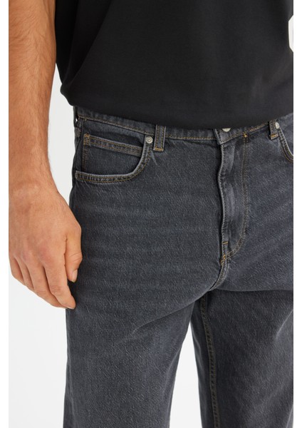 Asher Loose Fit Rahat Kesim Düşük Bel Siyah Denim Jean Pantolon fırsatları
