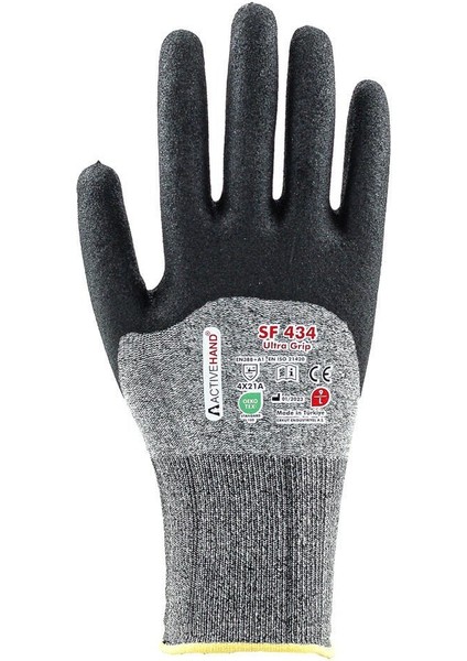 Köpük Nitril Kaplı Sandy Finish Polyester Eldiven Sf 534 Gr/sy No:10