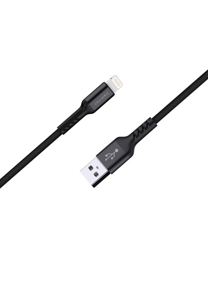 Premium Naylon Lightning Kablo 2m - Siyah fiyatları