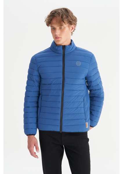 Regular Fit Normal Kesim Dik Yaka Cepli Şişme Mont modelleri