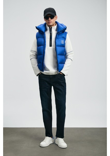 Erkek Franz Straight Fit Spor Jean Pantolon 112200244 Mavi