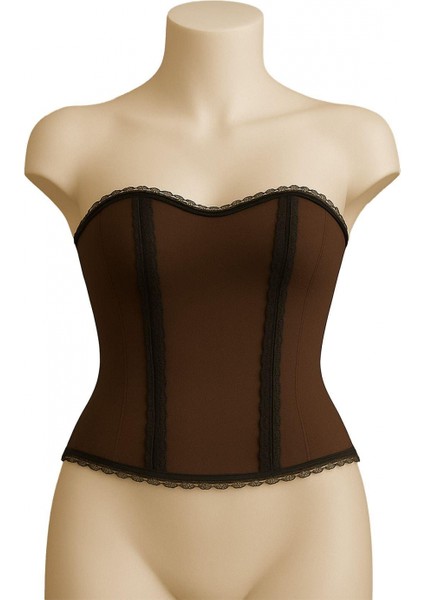 - Kahve Mı Emay 9155 F Fırfırlı Terletici Büstiyer