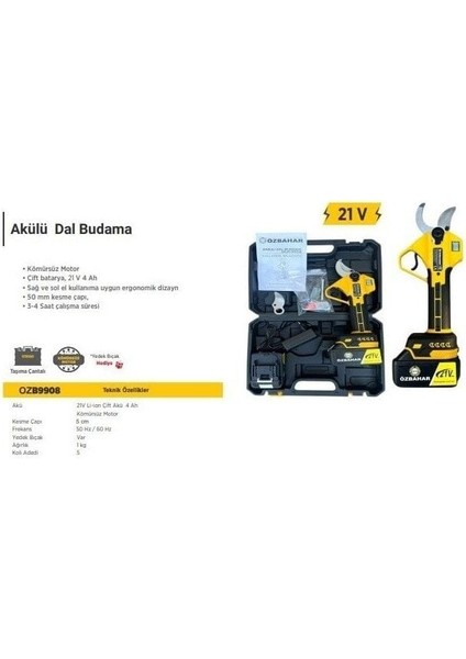 Özbahar Dal Budama MUR-9908 Fbt