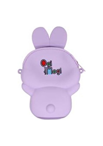 Mor Tavşan Omuz Çantası 1 Adet Lila 14x4x11 cm Kız Çocuklar için Eğlenceli Tasarım