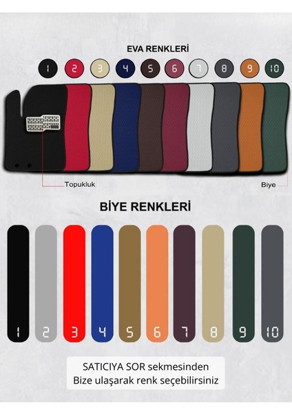 Porsche Cayenne 2004 Uyumlu Havuzlu Eva Oto Paspas Full Set fiyatları