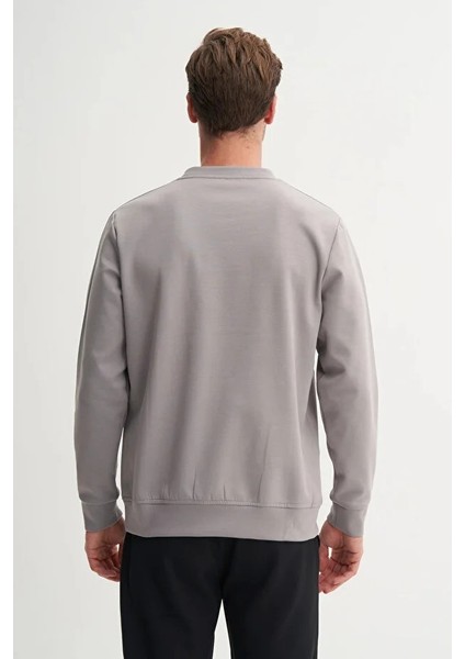 Dynamic Regular Fit Pamuk Karışımlı Baskılı Scuba SWEATSHIRT-53290 modelleri