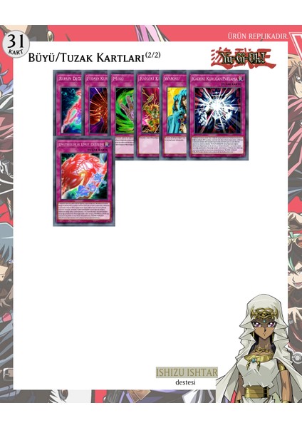 Yu-Gi-Oh! Türkçe Ishizu Ishtar Destesi 71 Kart indirimleri