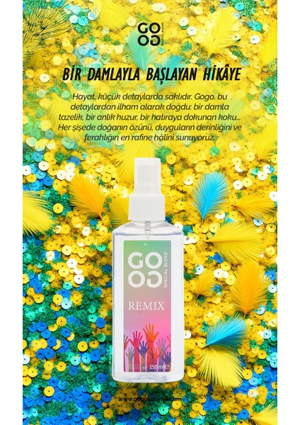Gogo Remix Kolonya 150ML modelleri