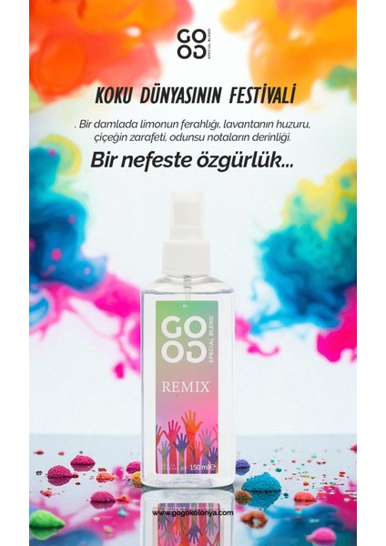 Gogo Remix Kolonya 150ML fırsatları