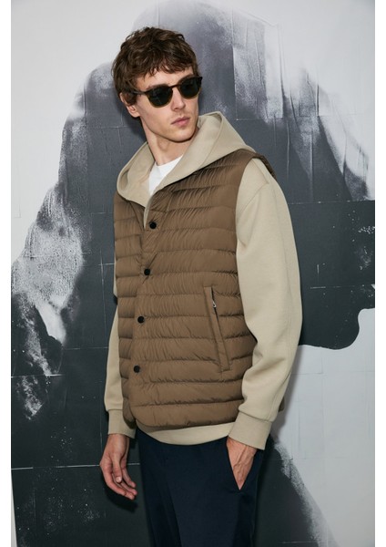 Erkek Soon Kaz Tüyü Yelek 112130027 Kum fiyatları