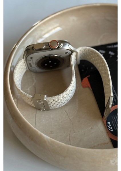 Apple Watch Uyumlu S10-46MM 42 44 45 49 mm Naylon Dokuma Manyetik Erkek Kadın Örme fırsatları