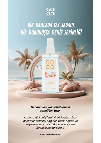 Gogo Aqua Kolonya 150ML fiyatları