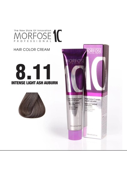 Yeni Morfose 100ML 8,11 Açık Küllü Kumral