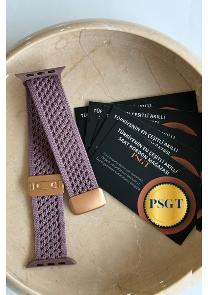 Apple Watch Uyumlu S10-46MM 42 44 45 49 mm Naylon Dokuma Manyetik Erkek Kadın Örme