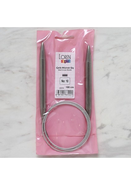 Crafts 10 mm Çelik Misinalı Şiş 100 cm