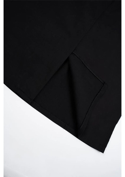 Kadın Siyah Cepli Nevra Etek