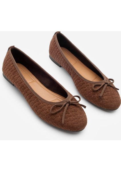 Kadın Fiyonk Detaylı Günlük Babet Monit Kahve Süet indirimleri