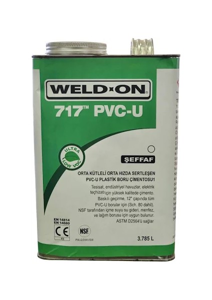 Weldon 717 Pvc Yapıştırıcı 1kg - Fbt