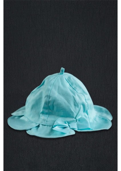 Kız Bebek Açık Mavi Kurdele Detaylı Şapka indirimleri