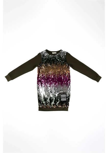 Kadın Yeşil Boydan Pullu Elbise indirimleri