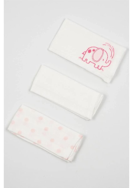 Müslin Mendil Pembe Fil