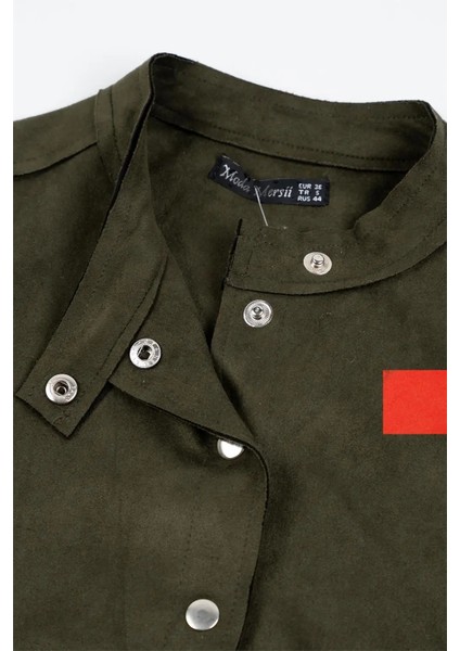 Kadın Haki Modamerci Ceket