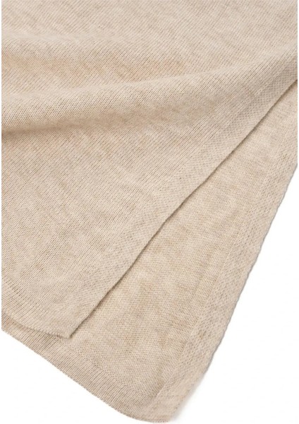 Kadın Krem This One Yazılı Uzun Triko Elbise