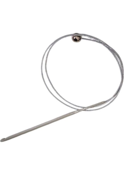 Misinalı Çelik Stoplu Tığ Şiş 3,5 Numara 60 cm