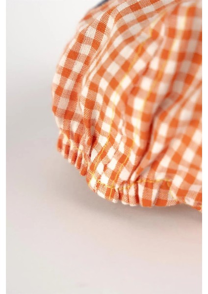 Erkek Çocuk Sarı Yıldız Detaylı Kasket Şapka