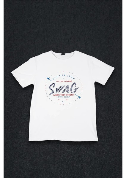 Swag Beyaz Tişört