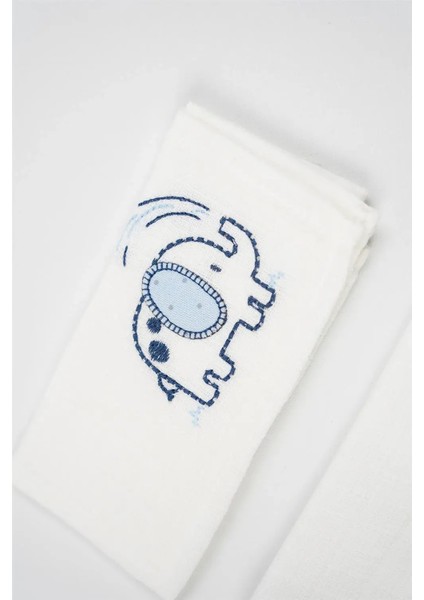 Müslin Mendil Mavi Fil