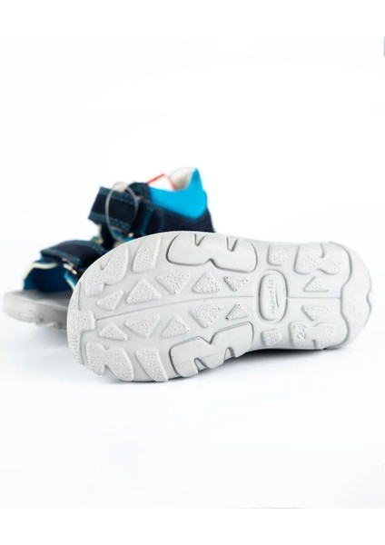 Erkek Bebek Lacivert Mavi Süperfit Yazlık Sandalet