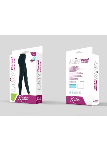 Kadın Siyah Termal Tayt PE-585 fiyatları