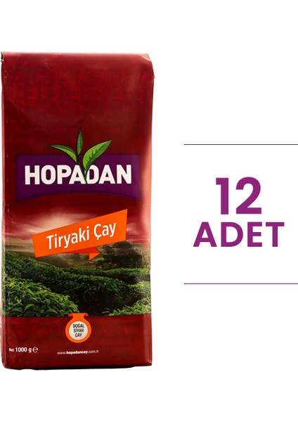 Tiryaki Çay 1 kg (12 Paket)