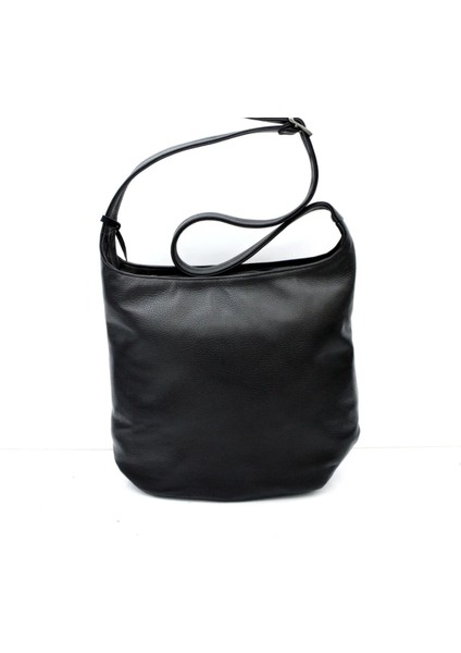 Kadın Siyah Hakiki Deri Askılı Omuz Çantası fiyatları