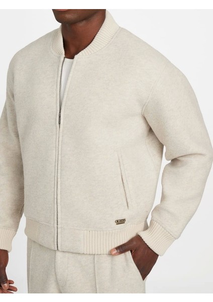 Bomb Erkek Krem Yün Karışımlı Scuba Sweatshirt M5BQ22K7640-LOH modelleri