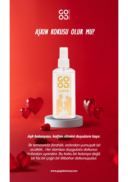 Gogo Love Kolonya 150ML fiyatları