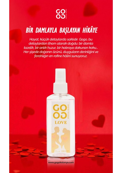 Gogo Love Kolonya 150ML modelleri
