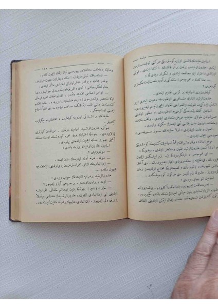 Abbase 1339-1342 Osmanlica Eser Orhaniye Matbaası 302 Sayfa Ciltli Kapının Arkasında Eğilmiş, Gözü Delikte Bütün Bu Konuşulanları Dinlemek fırsatları