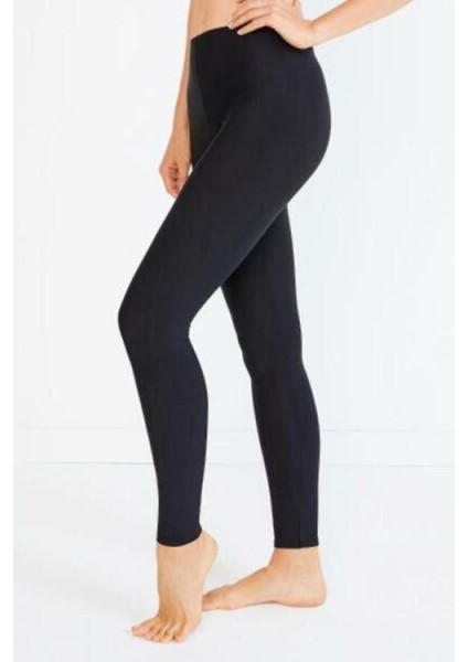 Kadın Siyah Polar Iç Yüzeyli Termal Tayt fiyatları