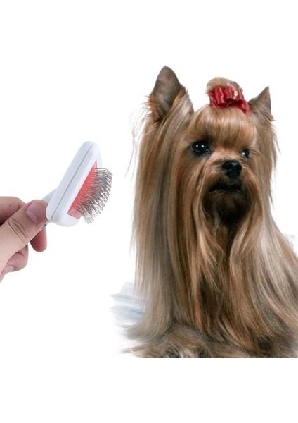 Buffer® Paslanmaz Evcil Hayvan Kedi Köpek Tüy Tarama Toplama Fırçası Kolay Temizlenir Bakım Aleti fiyatları