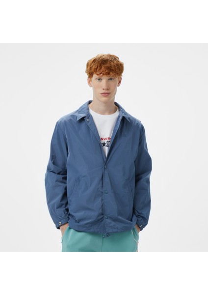 Unisex Mavi Yağmurluk